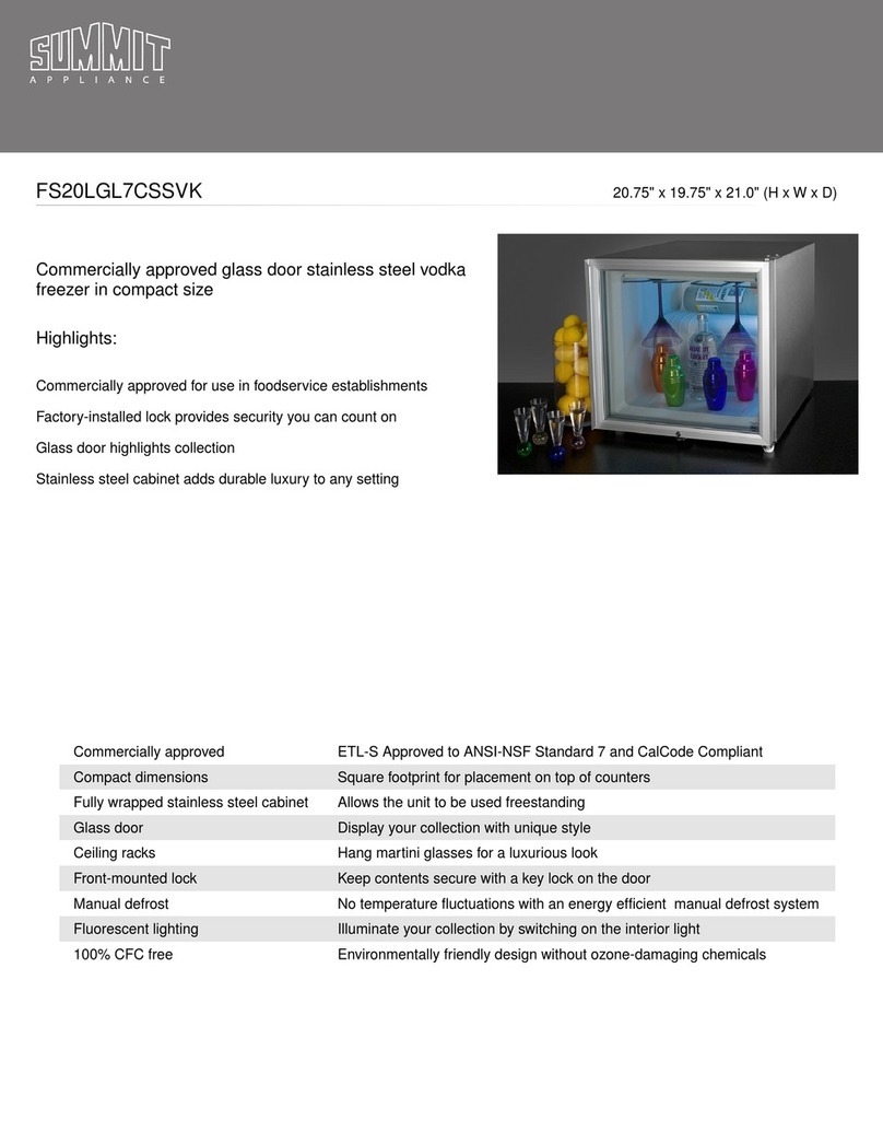 Summit FS20LGL7CSSVK User manual Summit FS20LGL7CSSVK User manual