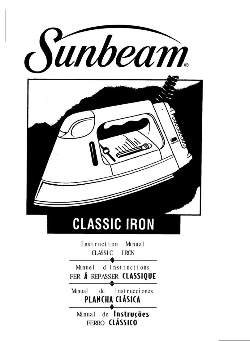Sunbeam 3956 User manual