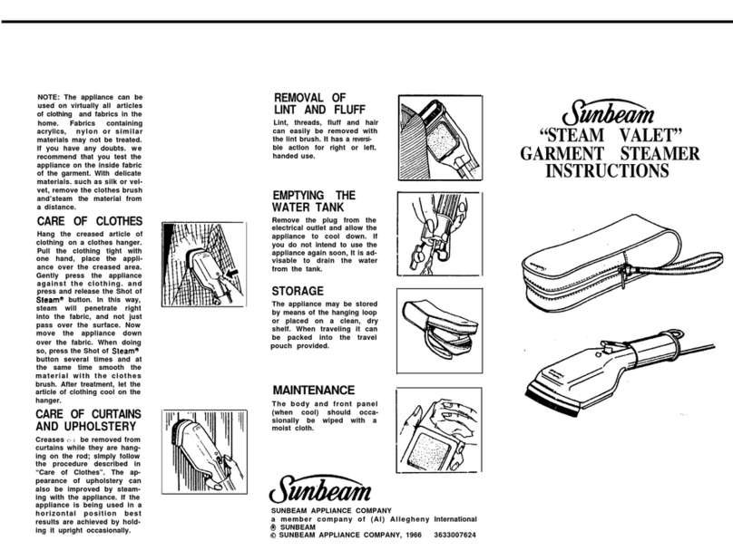 Sunbeam 4026-2 User manual