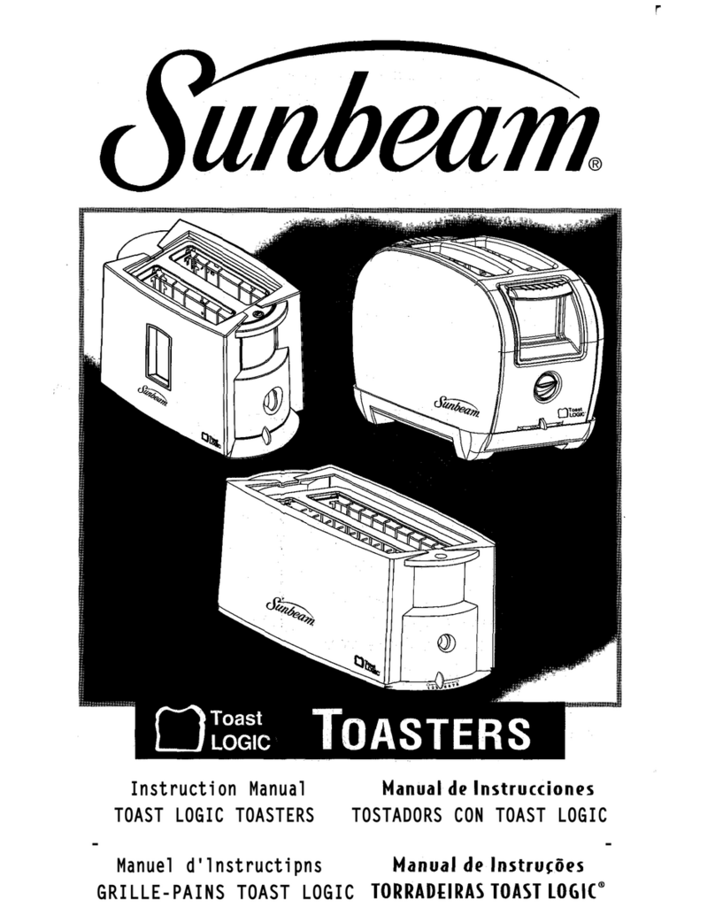 Sunbeam 3802 User manual