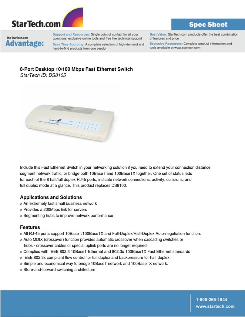 StarTech.com DS8105 System manual