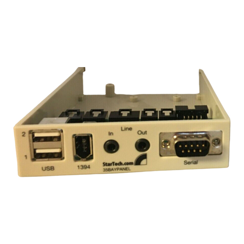 StarTech.com 35BAYPANEL User manual
