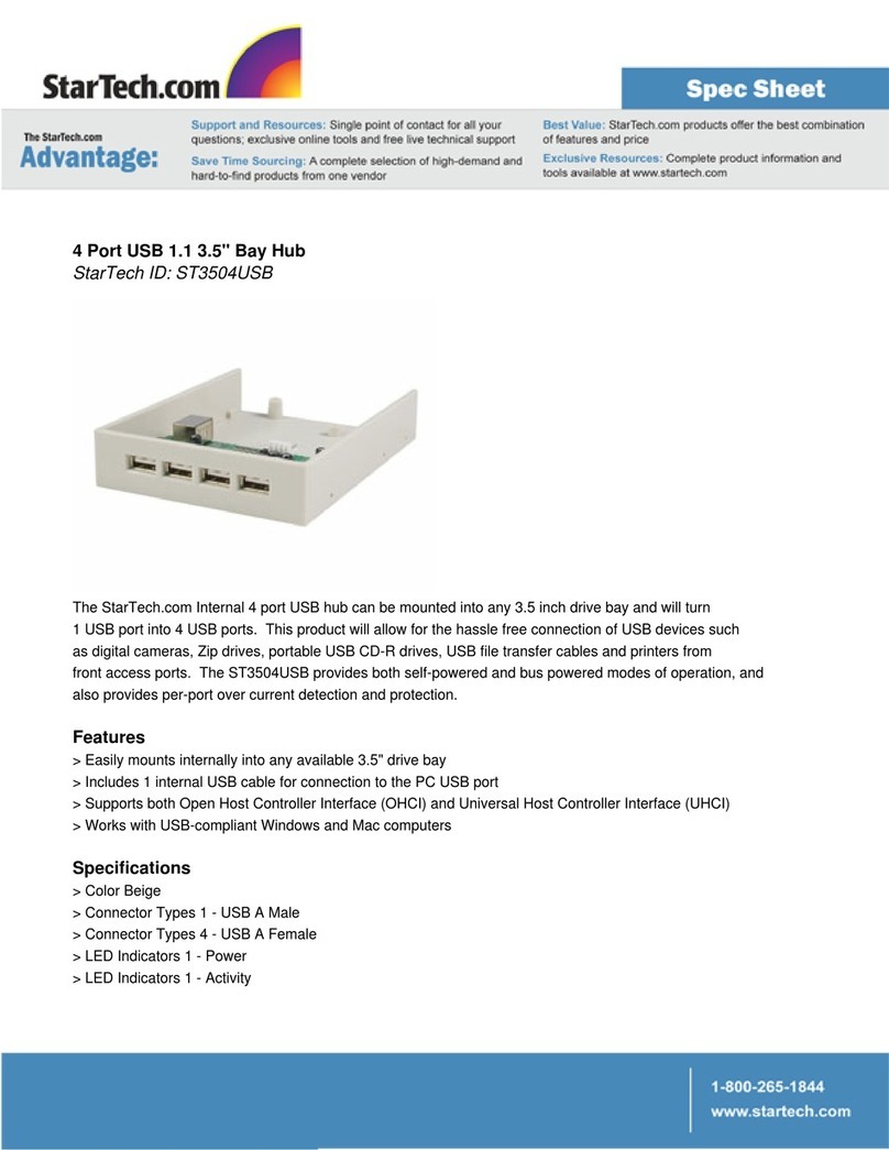StarTech.com ST3504USB User manual