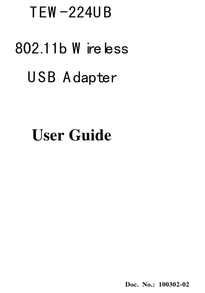 TRENDnet TEW-224UB User manual
