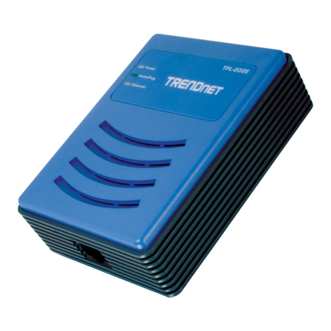 TRENDnet TPL-202E - Powerline Fast EN Bridge User manual