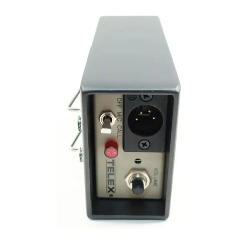 Telex IC-1 User manual Telex IC-1 User manual