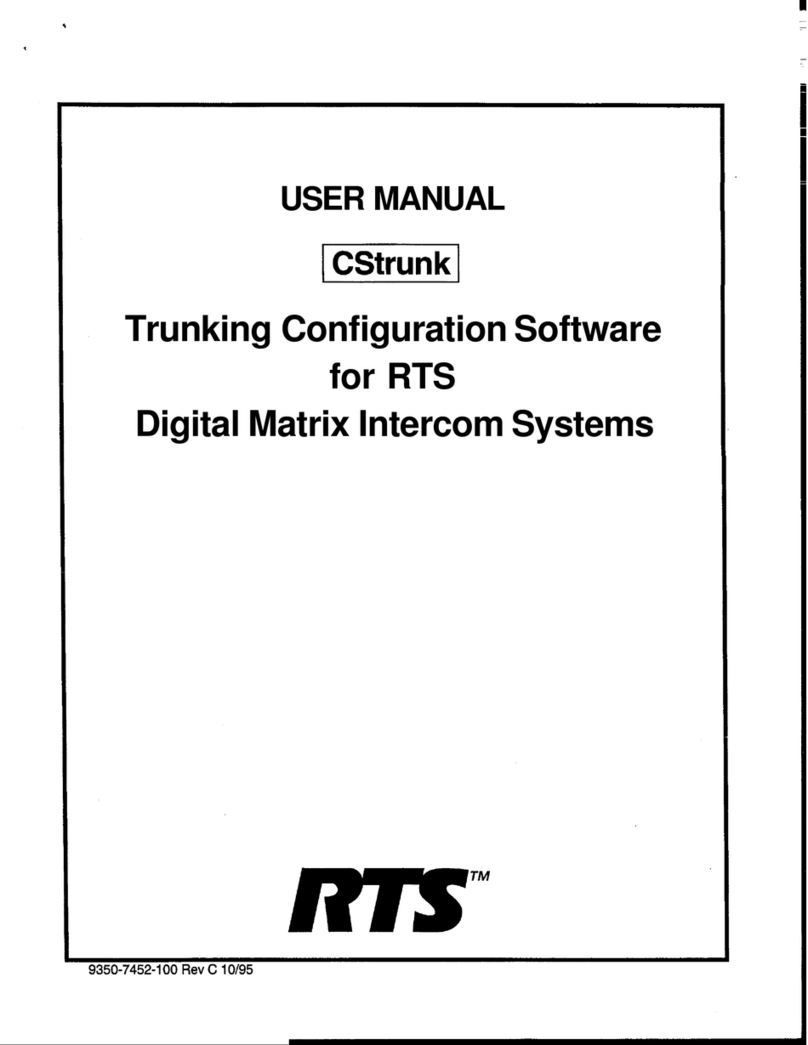 RTS Cstrunk User manual