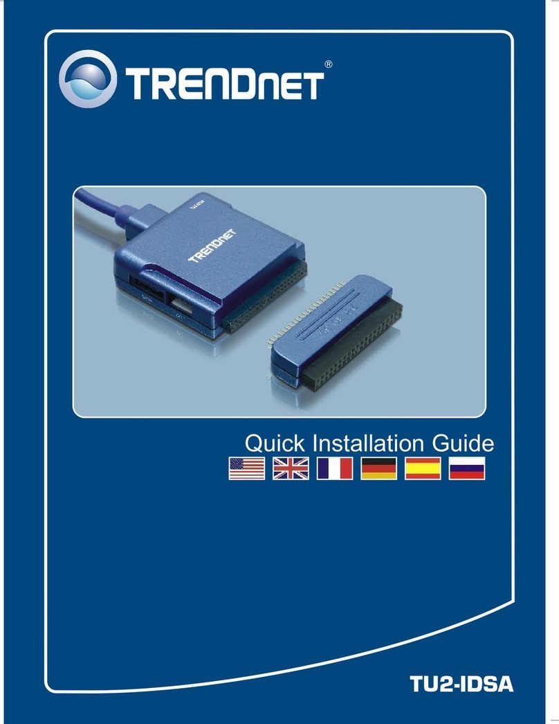 TRENDnet TU2-IDSA User manual