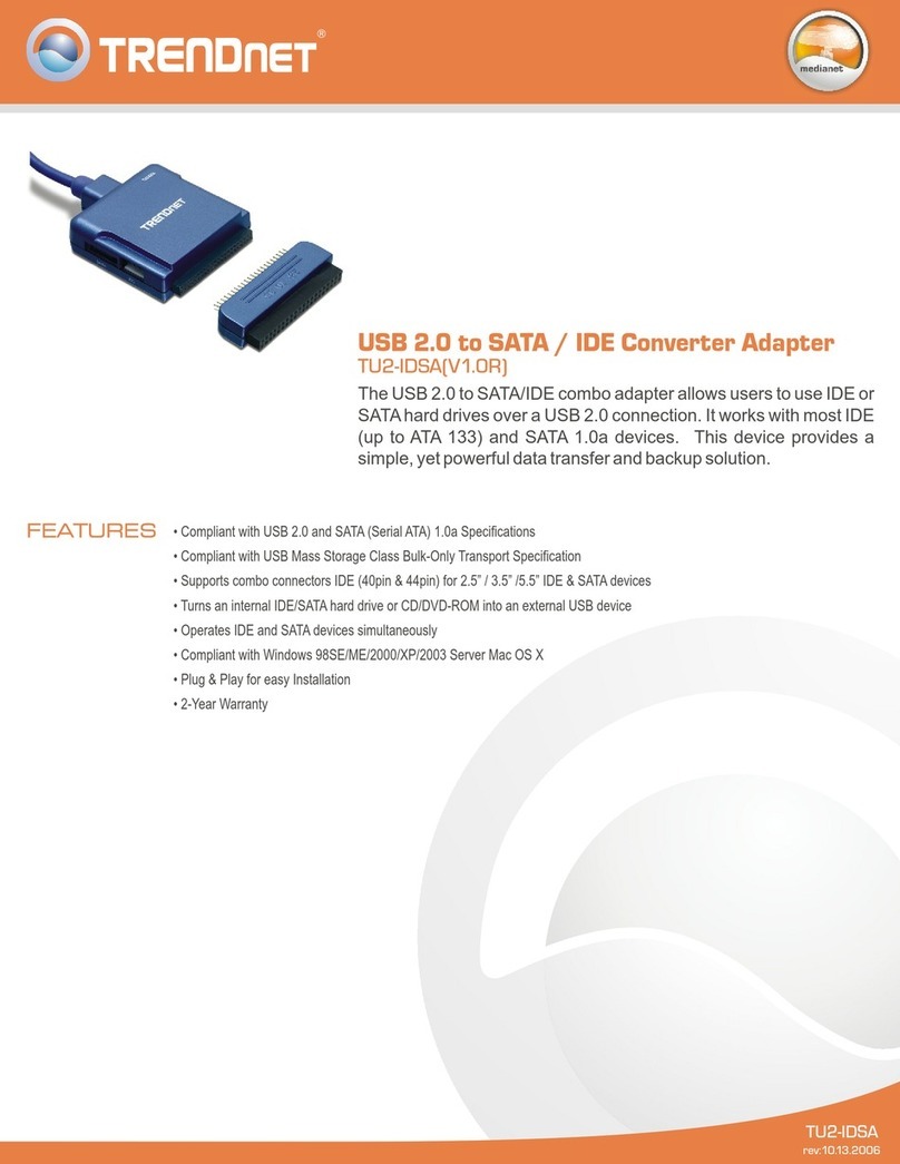 TRENDnet TU2-IDSA User manual
