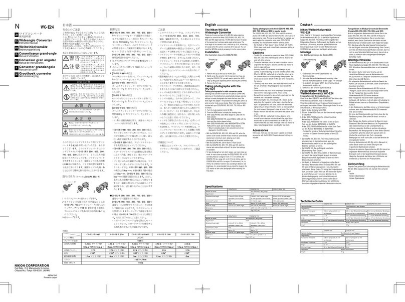 Nikon WC-E24 User manual