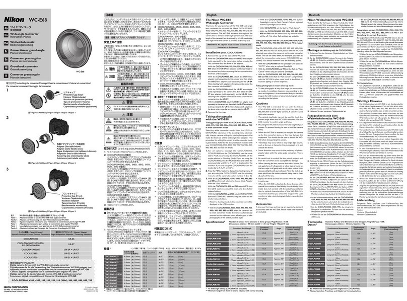 Nikon WC-E68 User manual