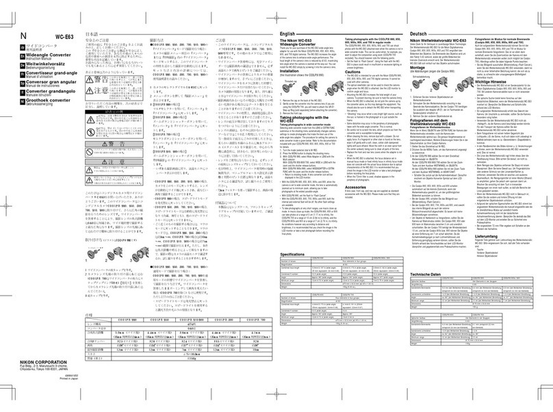 Nikon WC-E63 User manual