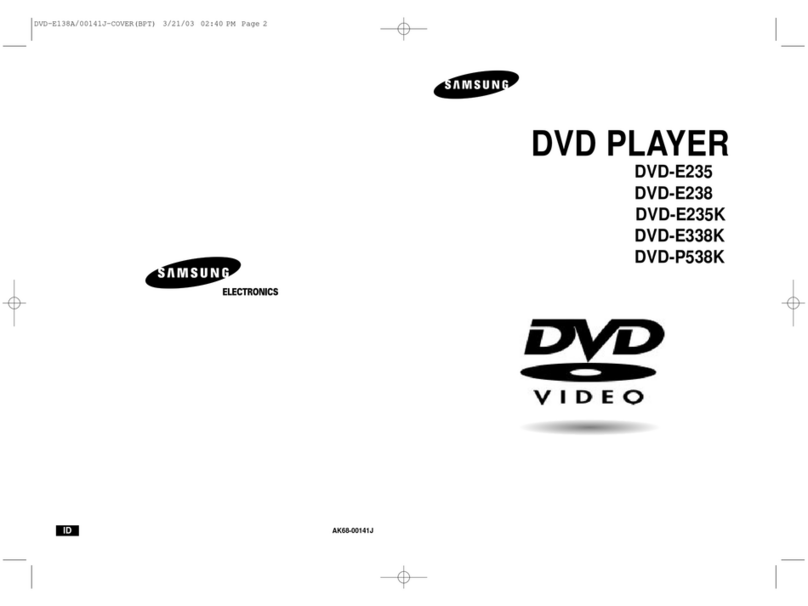 Samsung DVD-E235 User manual