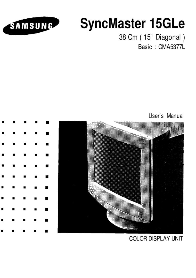 Samsung SyncMaster 15GLe User manual