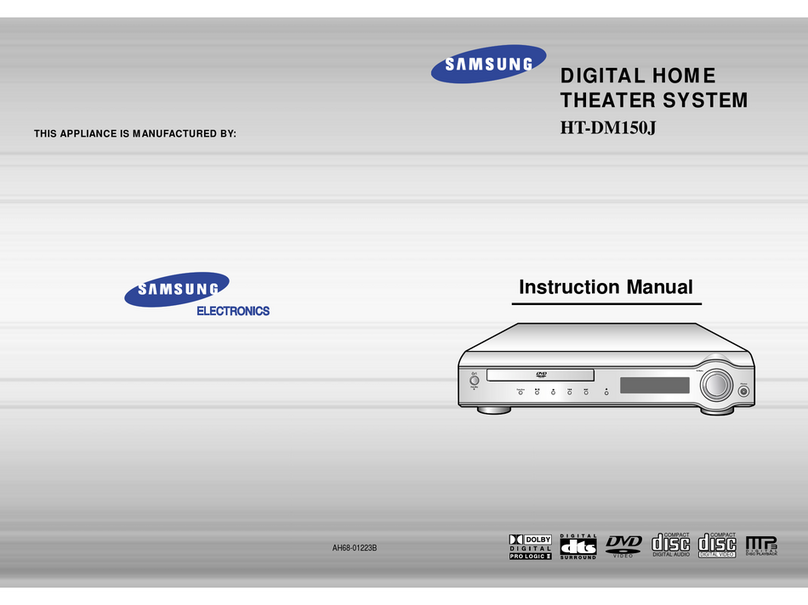 Samsung HT-DM150J User manual