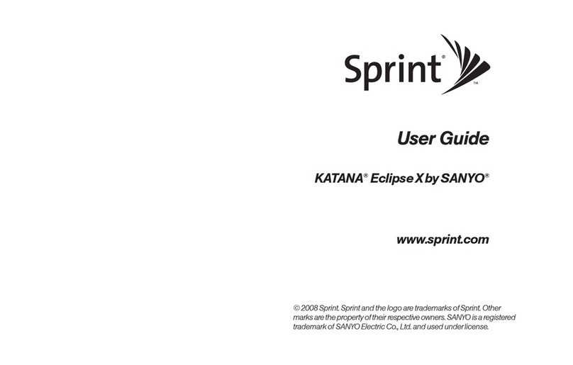 Sanyo Katana Eclipse User manual Sanyo Katana Eclipse User manual