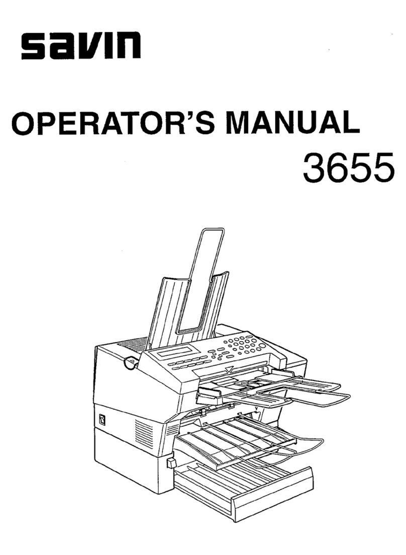 Savin 3655 User manual Savin 3655 User manual