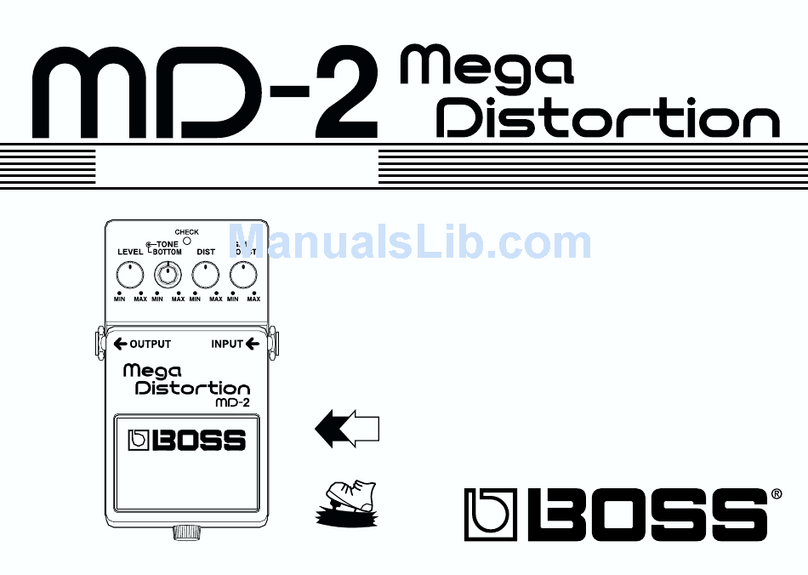 BOSSCO MD-2 User manual BOSSCO MD-2 User manual
