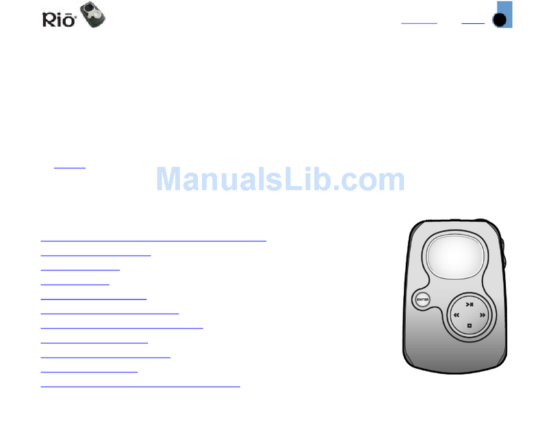 Rio S50 User manual