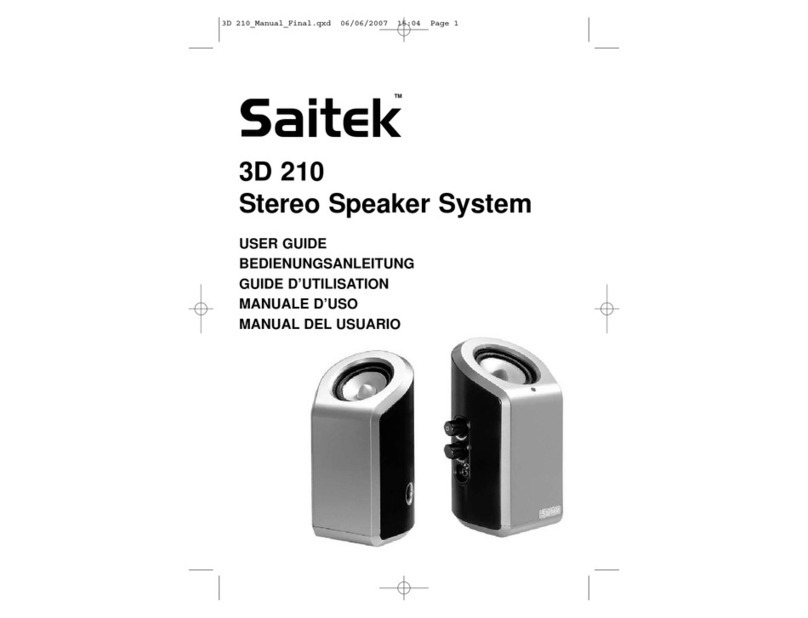 Saitek 3D 210 User manual