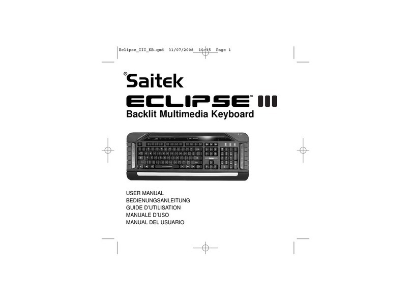 Saitek Eclipse III User manual