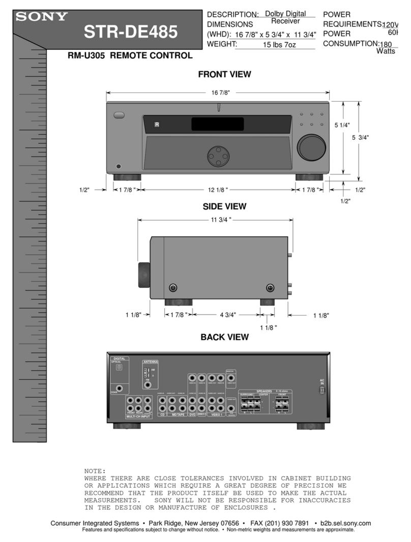 Sony STR-DE485 User guide
