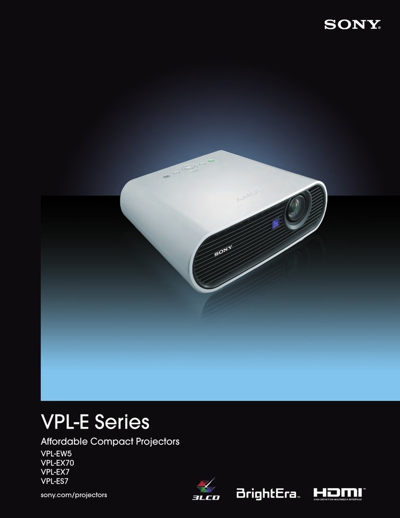 Sony VPL-ES7 User manual