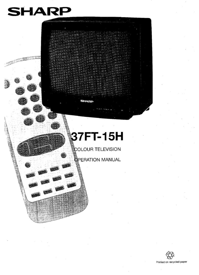 Sharp 37FT-15H User manual