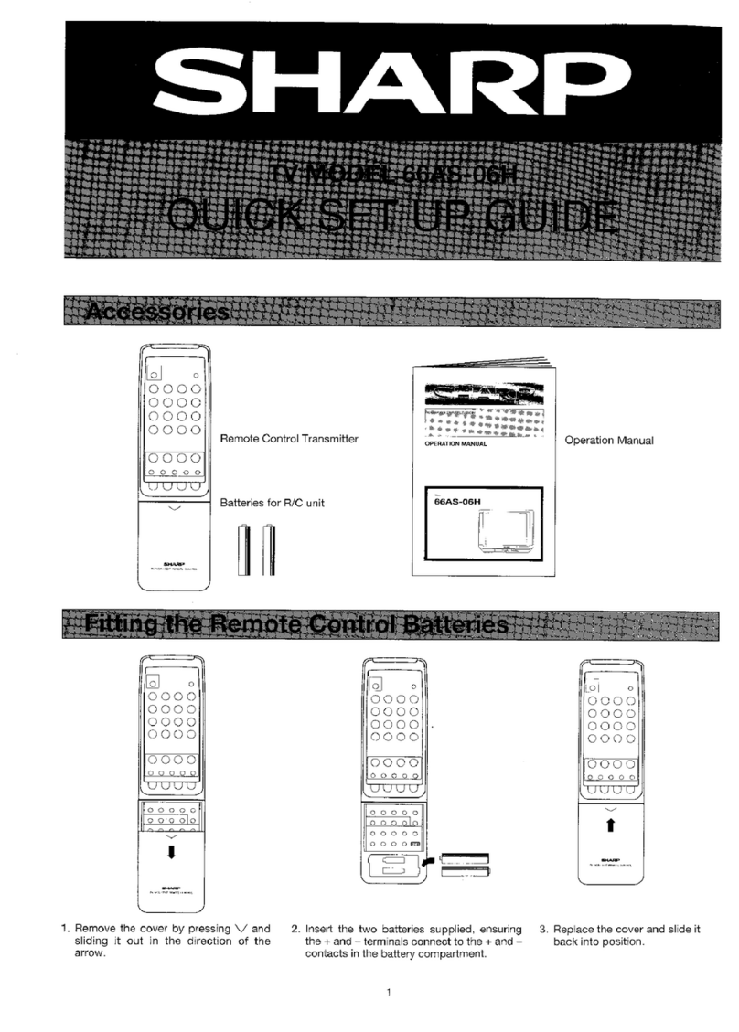 Sharp 66AS-06H User manual