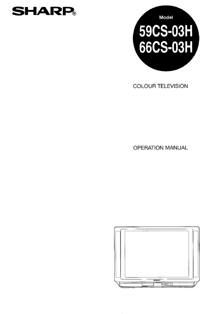 Sharp 59CS-03H User manual