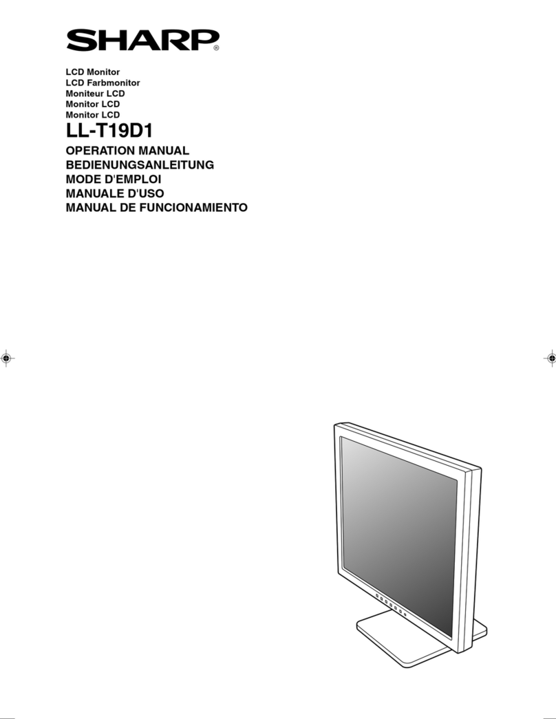 Sharp LL-T19D1 User manual