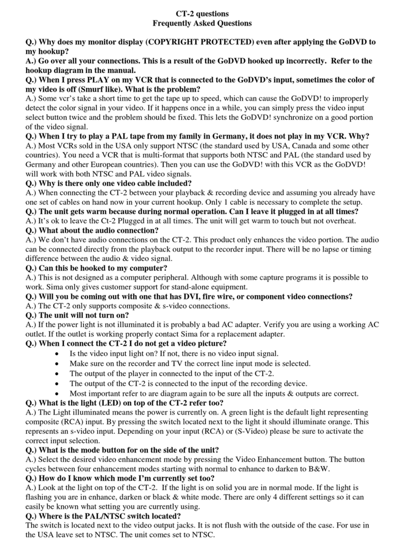 Sima CT-2 Instruction Manual Sima CT-2 Instruction Manual