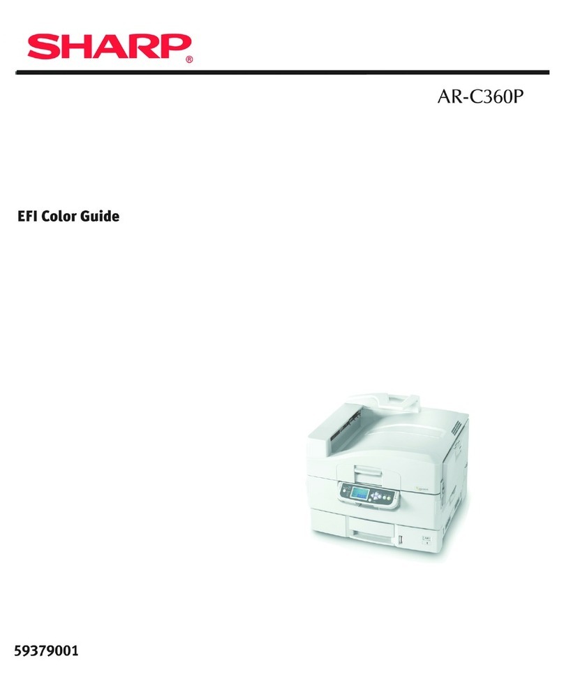 Sharp AR-C360P User manual