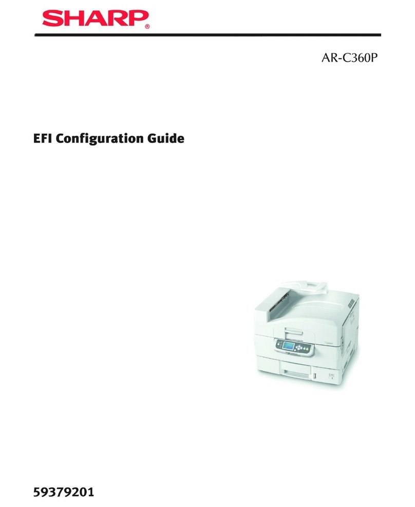 Sharp AR-C360P User manual