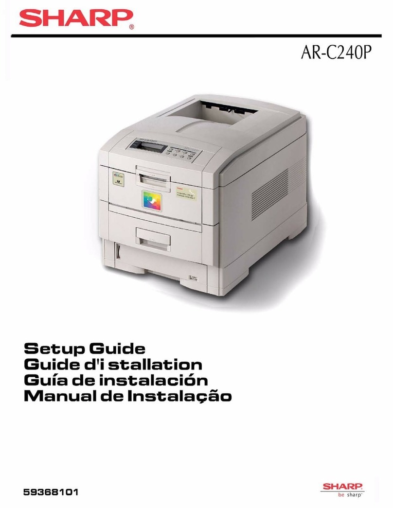 Sharp AR-C240P User manual