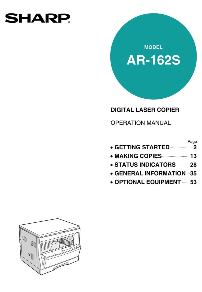 Sharp AR-162S User manual