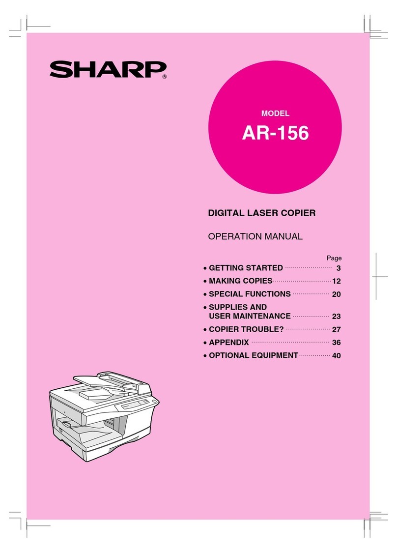 Sharp AR-156 User manual
