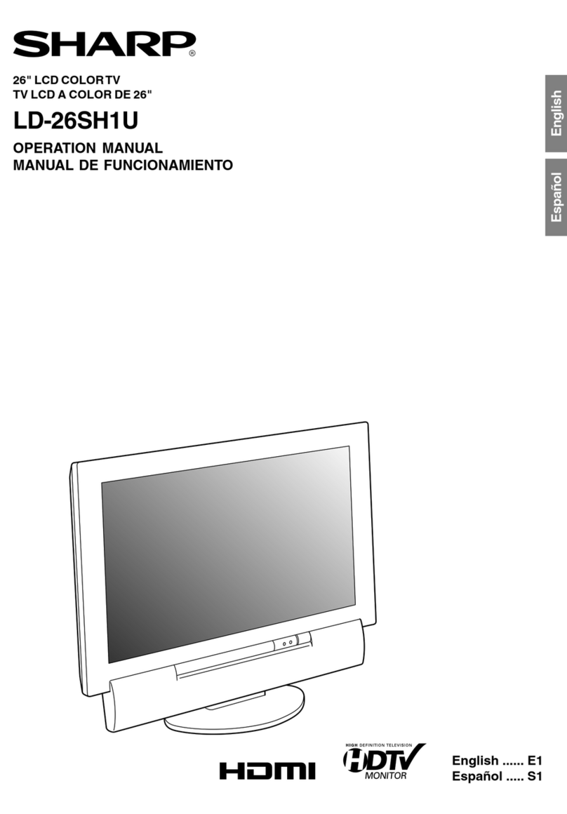 Sharp LD-26SH1U User manual