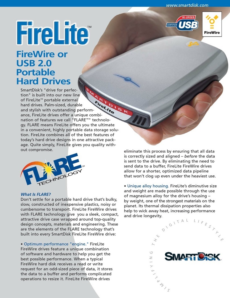 SmartDisk FireLite User manual