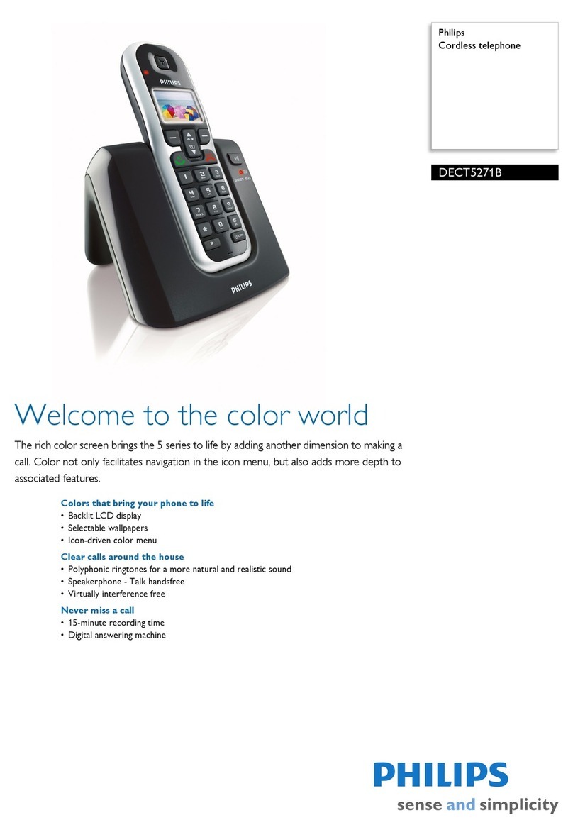Philips DECT5271B User manual