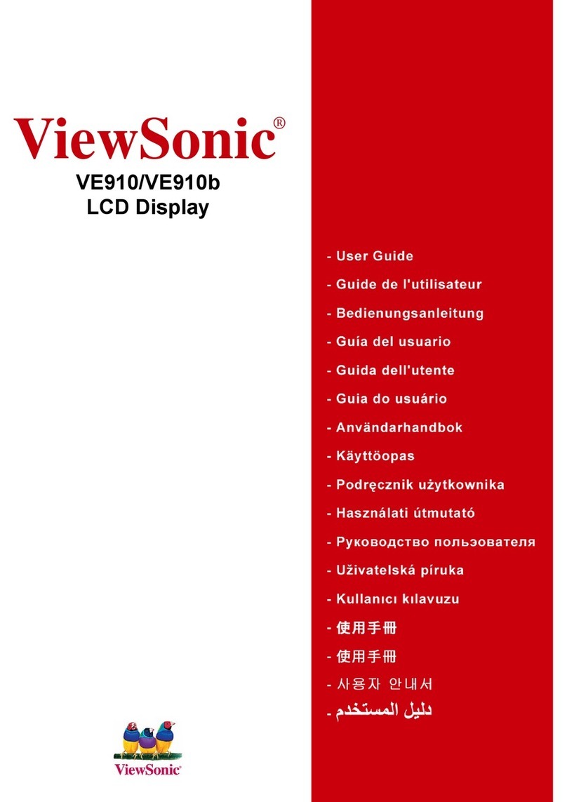 ViewSonic VE910 User manual