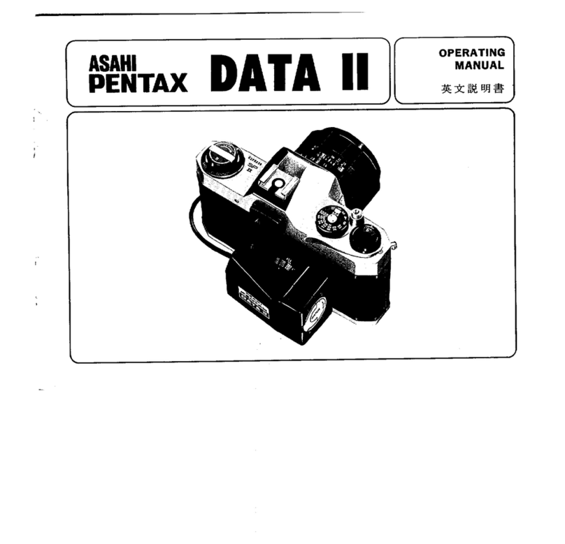 Pentax Data II User manual