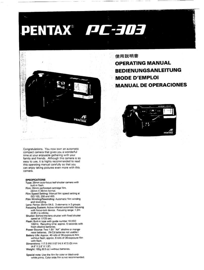 Pentax PC-303 User manual