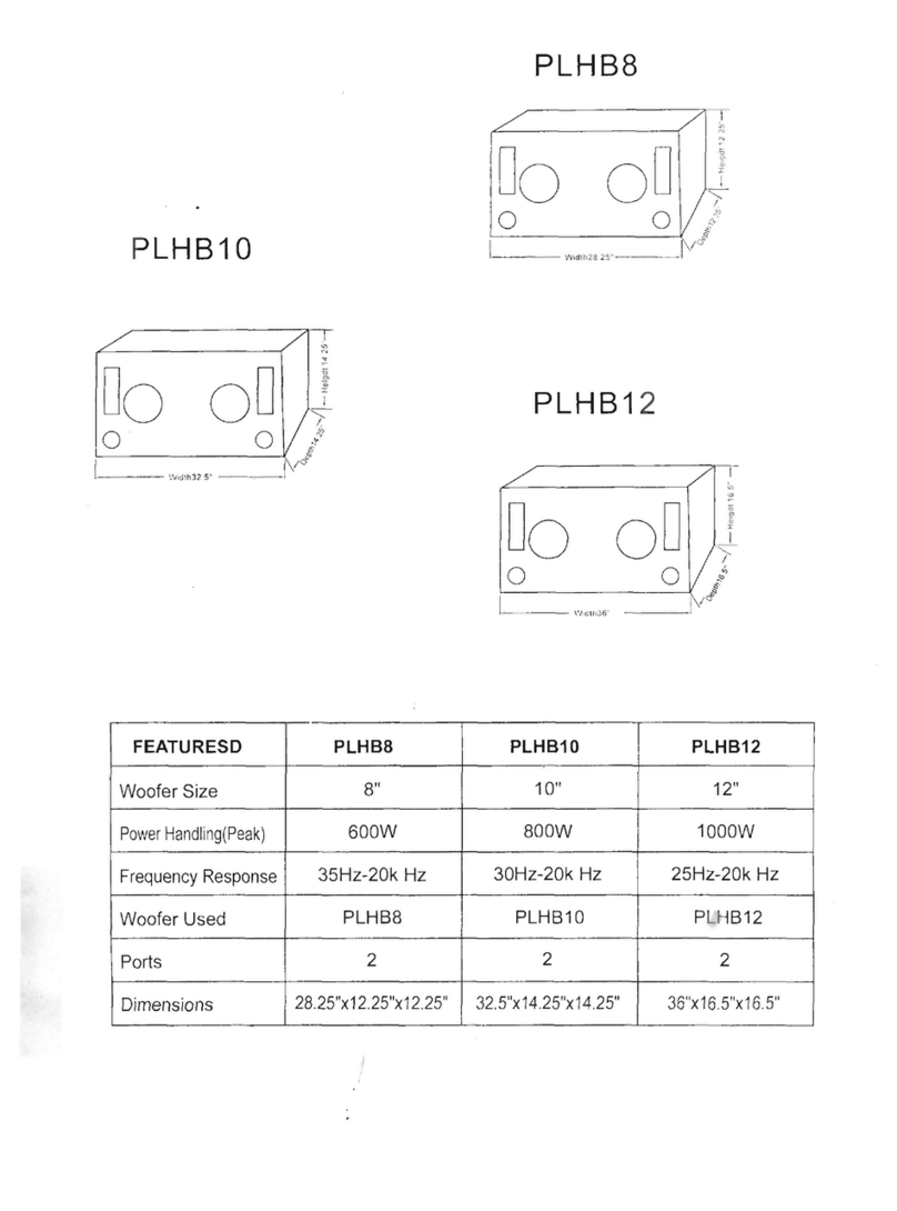 Pyle PLHB10 User manual