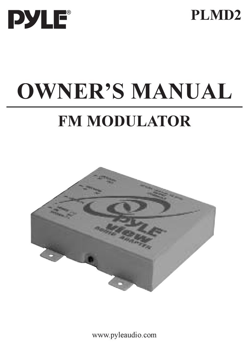 Pyle PLMD2 User manual