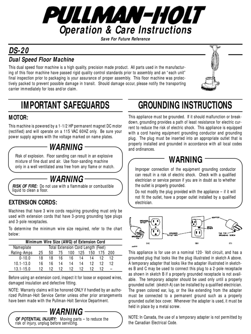 Pullman Holt DS-20 Installation guide