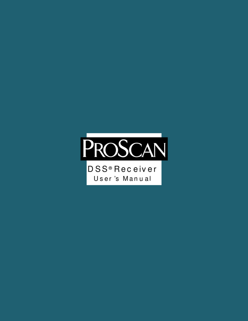 ProScan PRD8630A User manual