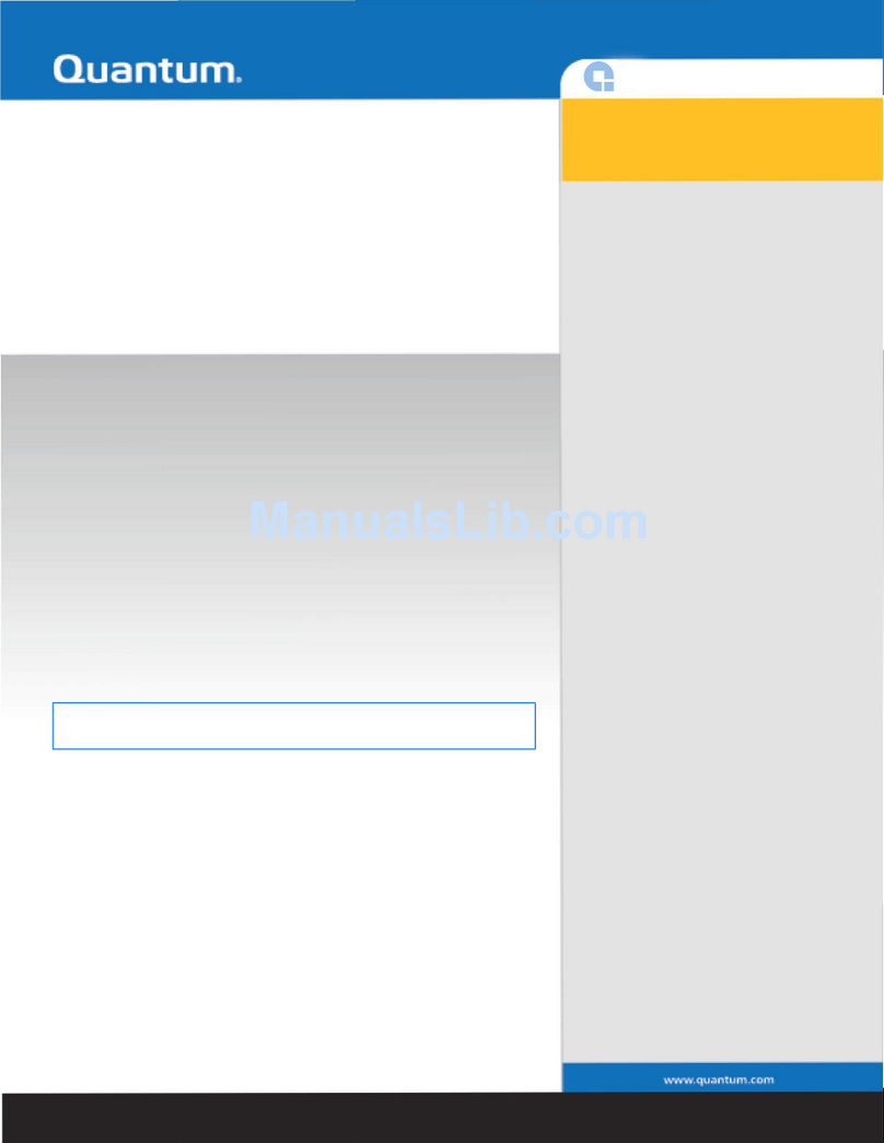 Quantum DAT 160 User manual
