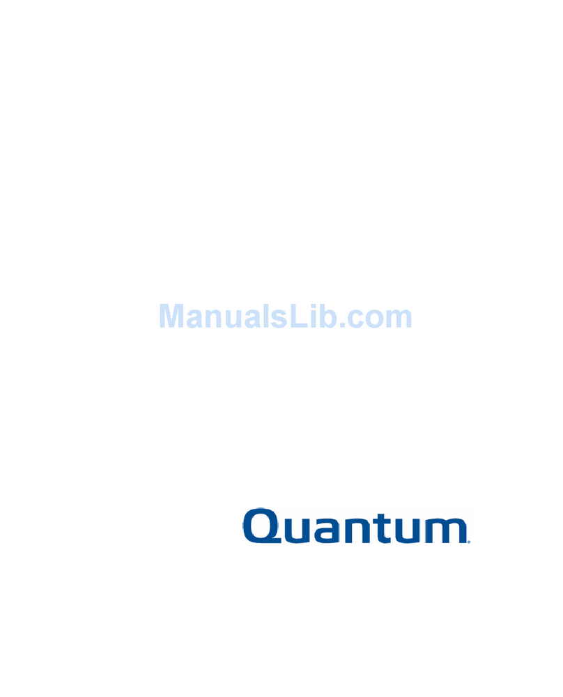 Quantum SuperLoader DLT User manual