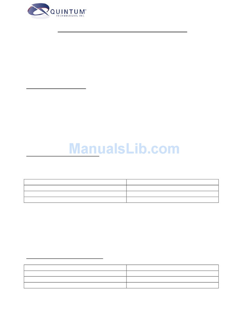 Quintum Tenor AXT1600 Manual